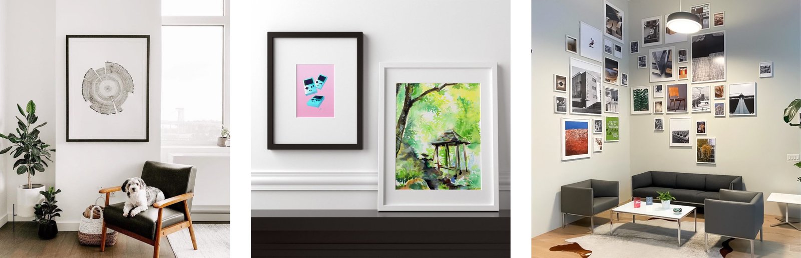 Install-ready Artwork Frames